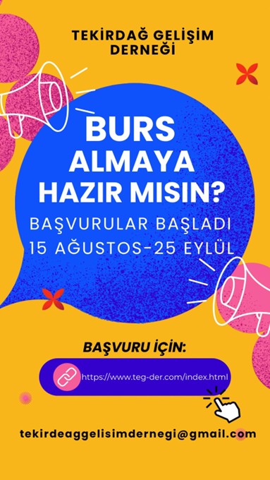 Teg-Der Burs Başvurusu İçin Bilgiler