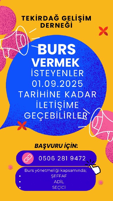 Teg-Der Burs Vermek İçin Bilgiler