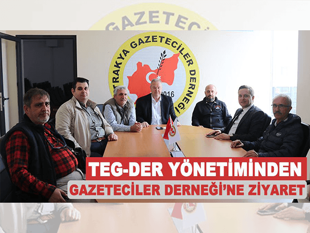 Tekirdağ Gelişim Derneği Olarak Trakya Gazeteciler Derneği Ziyaretimiz